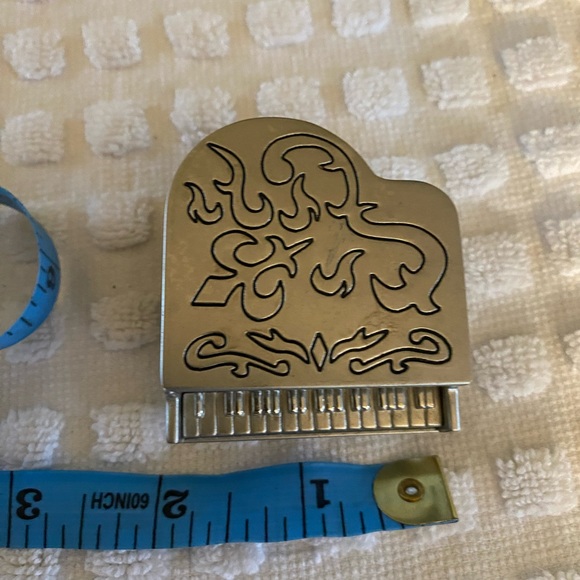 Daniel David Collection Piano Quartz Clock Trinket Box - Picture 8 of 10